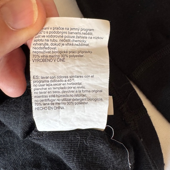 Mountain Warehouse Boys Performance Merino Blend Base Layer T-Shirt Black 13yrs - Picture 9 of 14